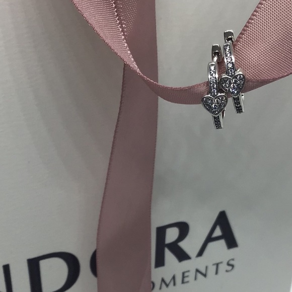 Pandora Alluring Hearts Earrings ALES925 - Picture 3 of 5